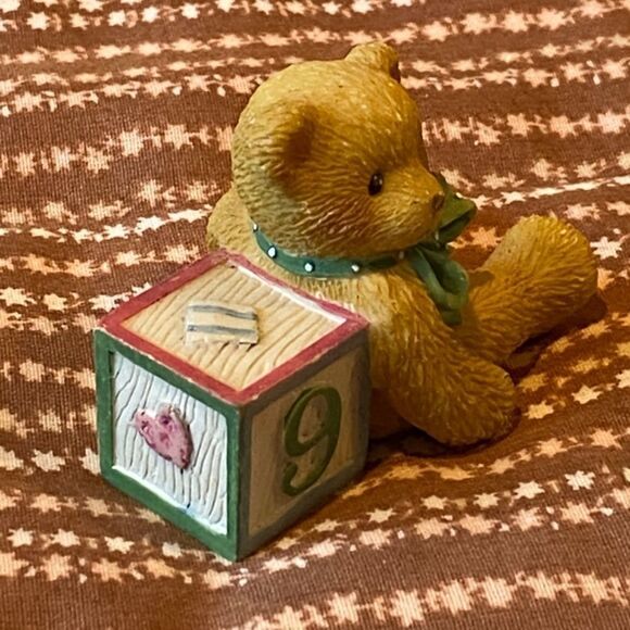 Vintage 1995 Priscilla Hillman 9 Alphabet Bear Cherished Teddies - Picture 3 of 5